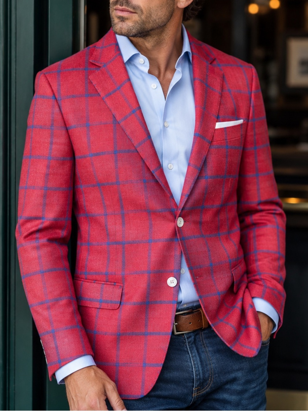 Hickey Freeman Carlo Barbera Cashmere & Silk Luxury Sport Coat Jacket 44R